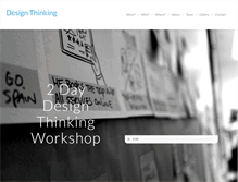 Tablet Screenshot of designthinkinguk.com